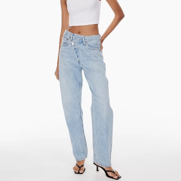 Agolde Denim - AGOLDE Criss Cross Upsize Jeans